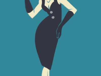 50s fashion 5 color palette